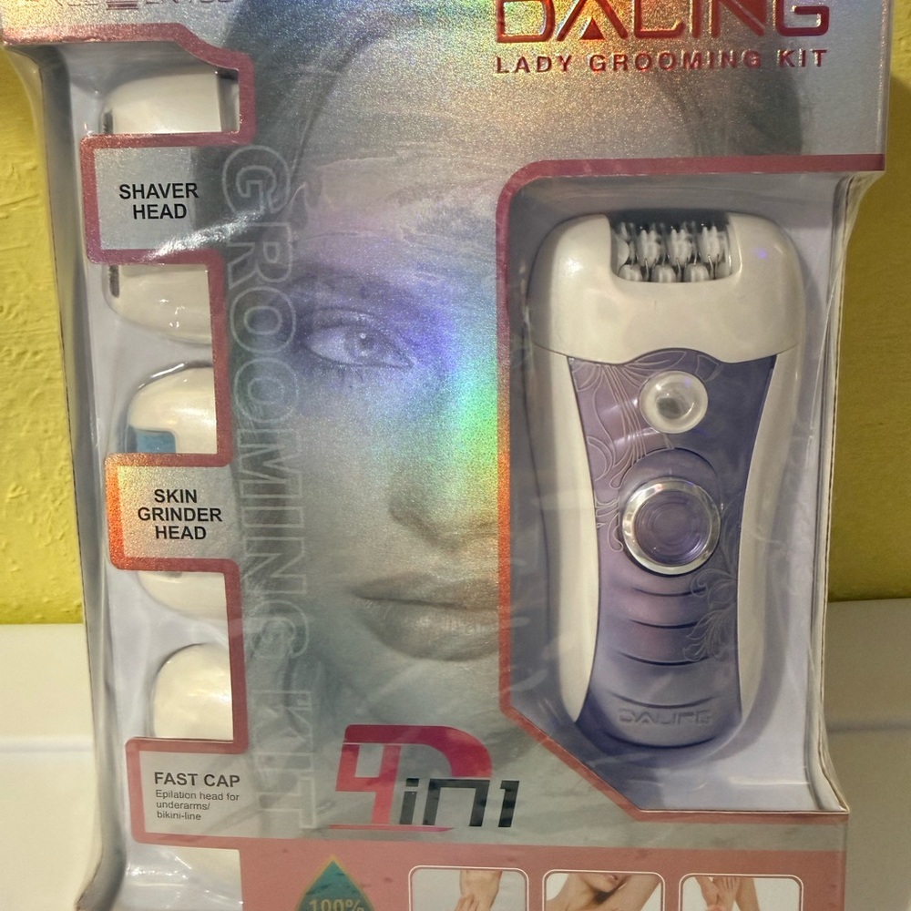 Daling 4-in-1 Lady Grooming Kit - Purple & White